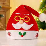 Christmas Hat Children Cartoon Snowman Elk Christmas Decoration Plush Cap Adult Antlers Supplies Santa Claus Gifts