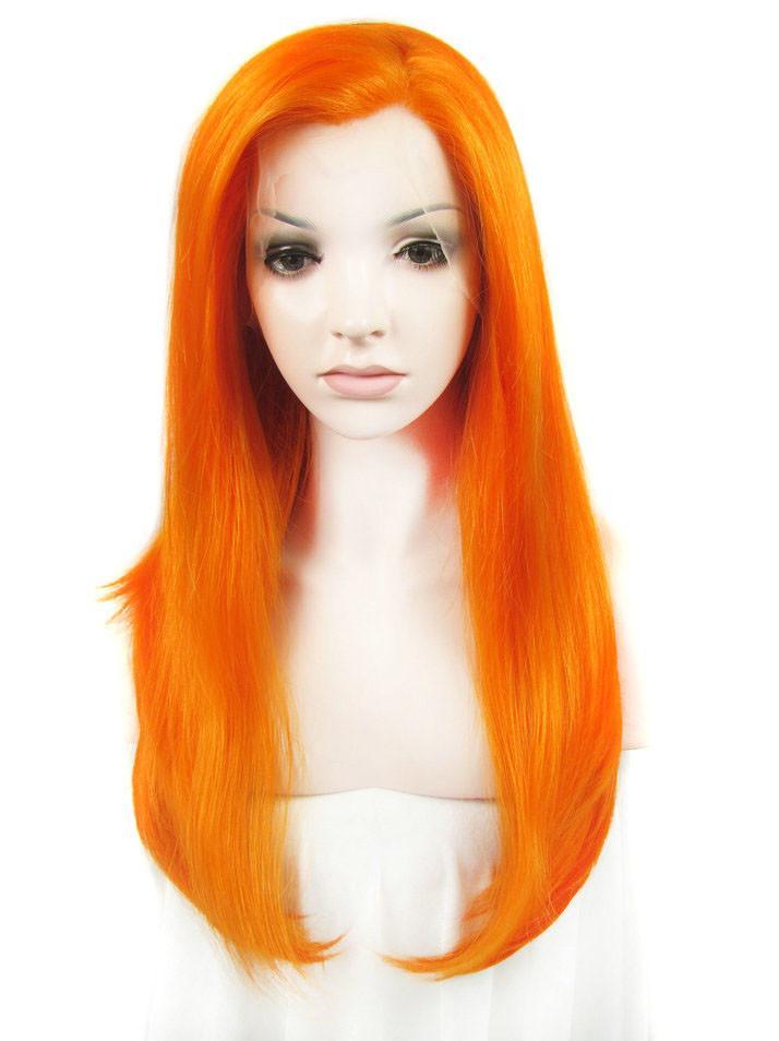 Long Straight Glueless Synthetic Lace Front Wigs - Imstylewigs