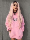Long Soft Pink Sakura Ombre Synthetic Lace Front Wig