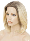 Dark Rooted Blonde Lace Front Synthetic Wigs - Imstylewigs