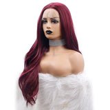 Long Natural Wavy Glueless Lace Front Wigs - Imstylewigs