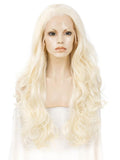 Blonde Natural Wavy Synthetic Lace Front Wig