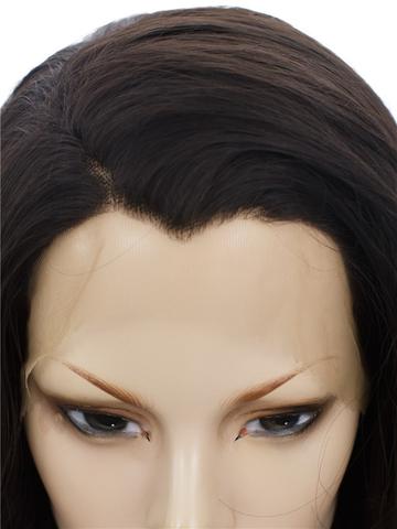 New Arrival Black Wavy Long Synthetic Lace Front Wig - FashionLoveHunter