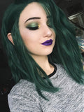 Polaris Green Bob Wave Synthetic lace front wig