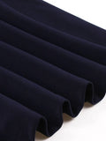 Ruched Front V-Neck High Waist Swing Dress Half Sleeve Elegant Female Tea Dresses New In Women Vintage Clothing
