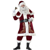 M-6XL Christmas Costumes for Couples Santa Claus Cos Christmas Dress Women Set