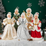 45cm Height Big Santa Claus Doll Grandma New Year Home Room Decoration Gift Christmas Tree Ornaments Decor