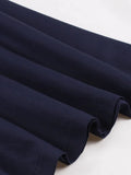 Peter Pan Collar Short Sleeve Elegant Formal Cotton Dresses Fall 2023 Vintage Fashion Women Clothing 50s Rockabilly Dress