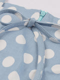 Spaghetti Strap Bow Front Polka Dot Vintage Summer Tunics Party Wear Women Cotton Rockabilly Retro Dress