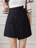 High Waist Women Fashion Korean Style Streetwear All-match Ladies Elegant A-line Short Skirts