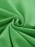 V-Neck Sexy Halter Vintage Style Summer Vacation Outfits Women Green Solid Elegant Party Pinup Ladies Swing Dresses
