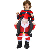 Christmas Santa Claus Adult Inflatable Costume Fancy Funny Cosplay Clothing For Performance Festival Carnival Party Costume