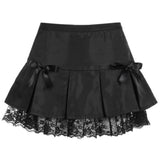 Punk Goth High Waisted Black Gothic Ruffle Party Mini Short Vintage Tutu Skirt