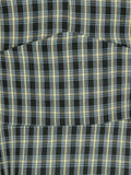 Notched Collar High Waist Belted Elegant Plaid Women Dress 3/4 Length Sleeve Autumn Vintage Pinup Clothes