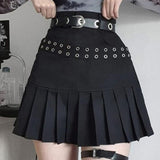 Punk Goth High Waisted Black Gothic Ruffle Party Mini Short Vintage Tutu Skirt