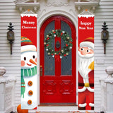 Santa Claus Door Banner Merry Christmas Decorations Home Christmas Ornament Xmas Navidad New Year Gift