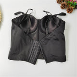 Bustier Corset Sexy Crop Top Push Up Bralette Tops With Built In Bra Camis Clothing