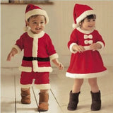 Christmas Costumes for Boys and Girls Santa Claus Suits