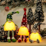 New Glowing Gnome Christmas Faceless Doll Merry Home Decoration Navidad Natal New Year Christmas Gifts