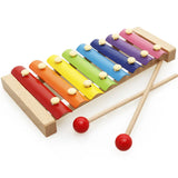 Montessori Wooden Baby Educational Toy Childhood Learning Kids Baby Colorful Wooden Blocks For Children Christmas Gift