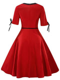 1950s Chinese Style Swing Dress