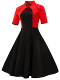 1950s Chinese Standing Collar Dress