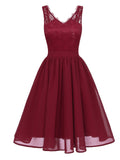 1950s Lace Patchwork Swing Dress