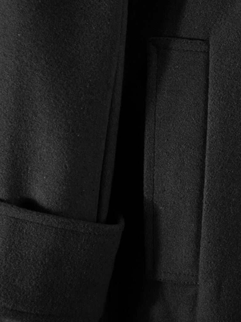 1950s Solid Long Sleeve Coat