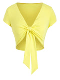 2PCS Front Knot Cardigan Sunflower Strap Dress