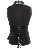 Halloween Steampunk Leather Gothic Corset