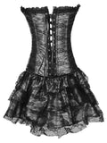 Halloween Steampunk Floral Corset Dress