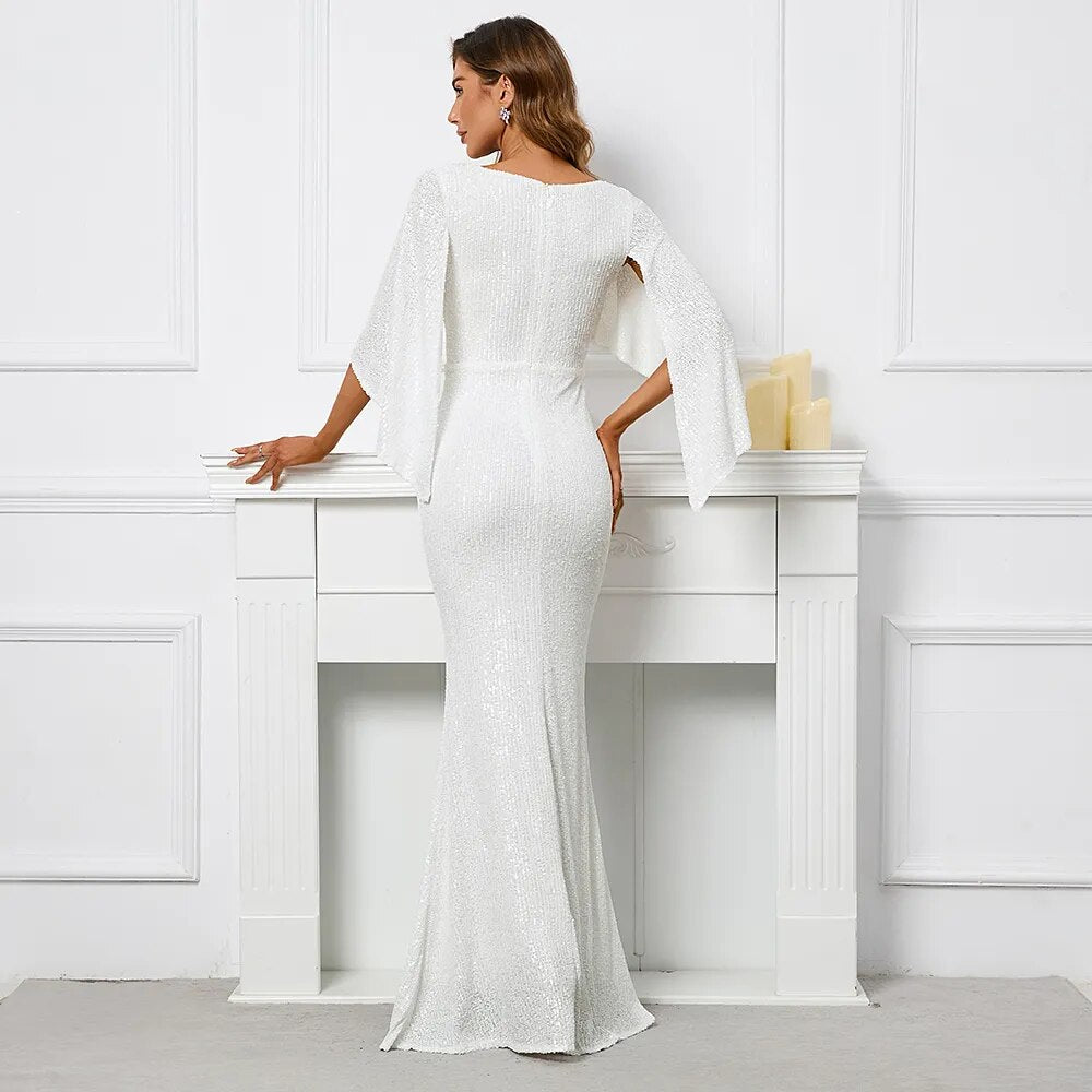 white sequin dress prom Amarra 89604 this gown will provide a breathtaking look that will last through the ages White Sequin Prom Dress Long