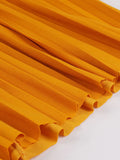 Ginger High Waist Belted Pleated Elegant Long Dresses for Women Vintage Fit and Flare Summer Ladies Midi Dress