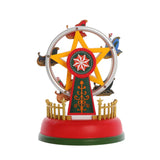 Christmas Music Glow Carousel Ferris Wheel luminescence Christmas Eve Gift Decoration Home Furnishing G