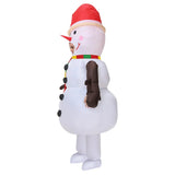 Christmas Inflatable Snowman Costume Lovely Christmas Cosplay Clothing For Carnival Masquerade Parties