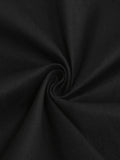 Yellow and Black Two Tone 50s Rockabilly Cotton Long Dress Women Notched Collar Button Up Belted Formal Dresses