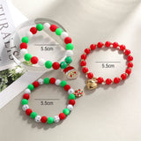 Bohemian Stretch Beads Bracelets for Women Christmas Multilayered Stackable Bracelet Set Girls Multicolor Charm Jewelry Gift