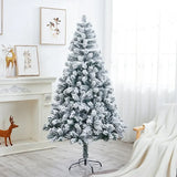 White Christmas Tree Skirt Flocking Simulation High Grade Flocking Cedar Pine Dense Snowfall Tree