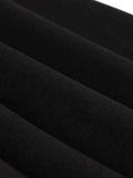 V-Neck Sweetheart Women Floral Flocking Mesh Long Sleeve Dresses High Waist Vintage Autumn Black Sexy Party Dress
