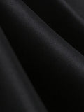 White and Black Vintage Robe Button Front Short Sleeve Polka Dot Dress Prom Women Elegant Belted Pleated Midi Dresses