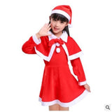 Christmas Kids Santa Claus Costume Toddler Baby Children Red Xmas Party Red Dress Up Clothes for Boys Girls New Year Set