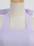 Lavender Elegant Party Swing Dress Halter High Waist 50s Vintage Style Women Fit and Flare Backless Retro Outfits