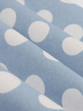 Spaghetti Strap Bow Front Polka Dot Vintage Summer Dresses for Women Vacation Cotton Rockabilly Retro Party Dress