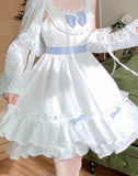 Summer Lace Bow Cute Mini Designer Ruffle Flounce Sweet Strap Hem Lace Mesh Slim Elegant Dress