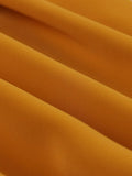 Ginger Knot Front Summer Vintage Pleated Dress Women Spaghetti Strap Vacation Party Polyester Dresses