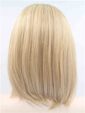 Short Ginger Golden Ombre Synthetic Lace Front Wig - FashionLoveHunter