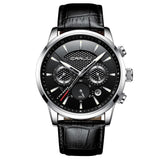 Fashions Leather Strap Mens Quartz Watches