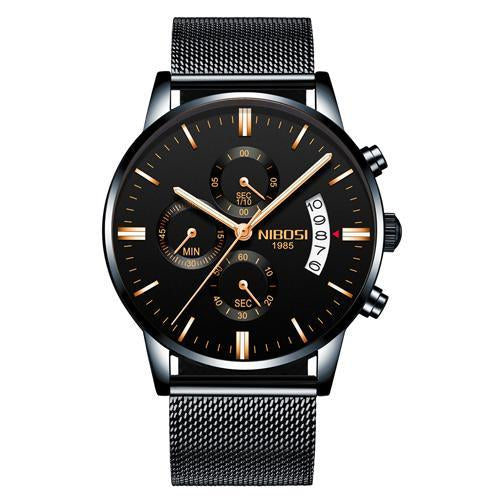 Thin Stainless Steel Mens Watch